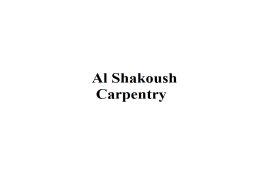 Al Shakoush Carpentry